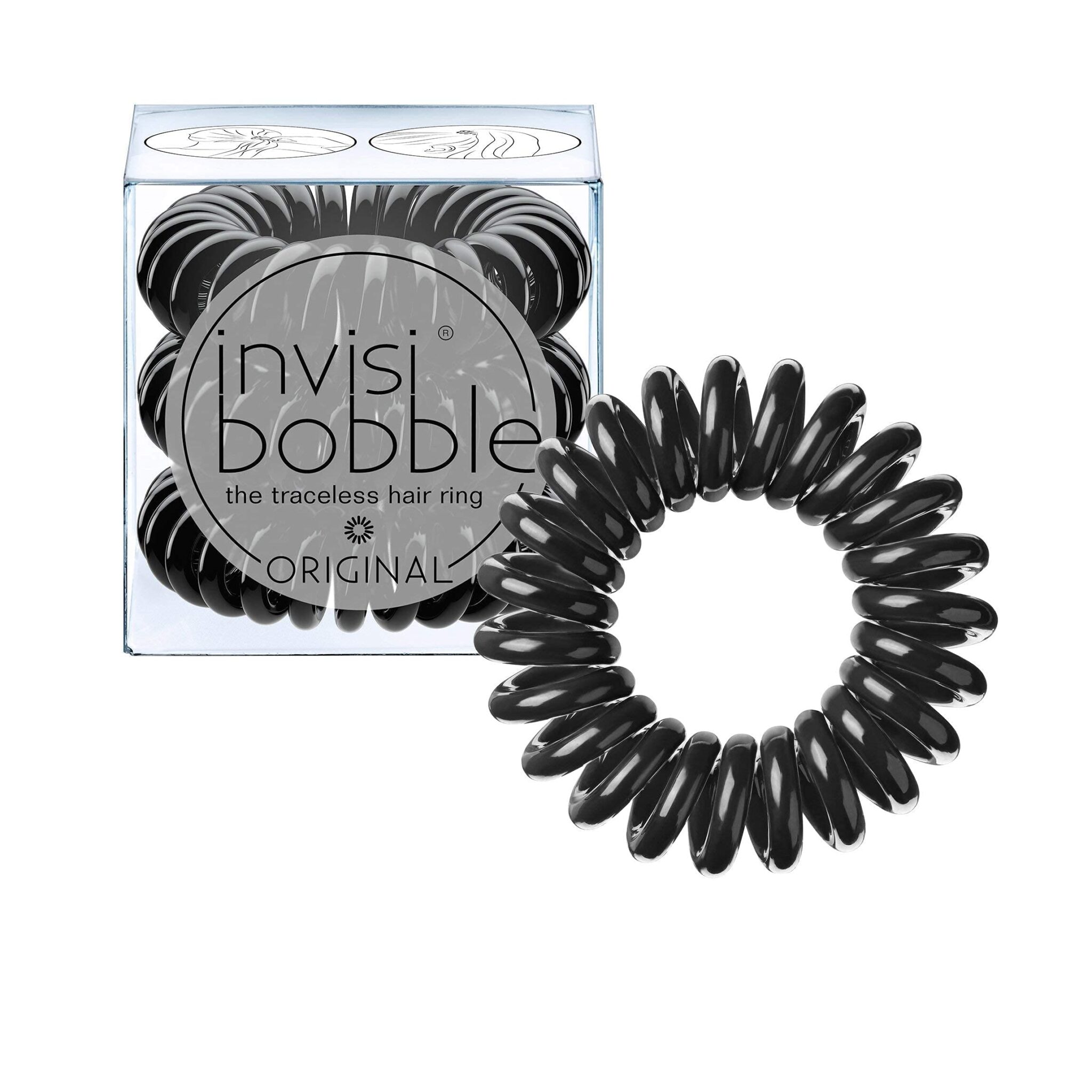 invisibobble Original Hair Ring, True Black