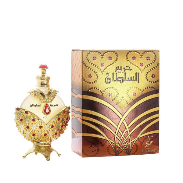 Hareem Al Sultan Gold by Khadlaj Perfumes - 35ml Floral Fragrance for Women with Jasmine Bergamot Pineapple Sandalwood Notes