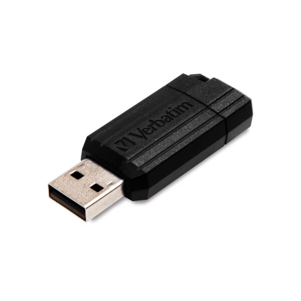 Verbatim 128GB USB 2.0 Store n Go Pinstripe Drive - Black