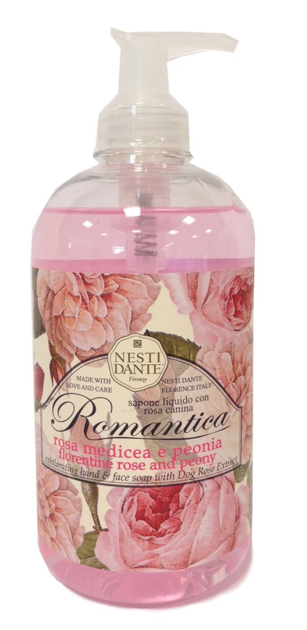 NESTI DANTE Romantica Rose & Peony, Liquid Soap 500 ml