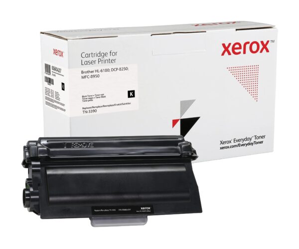 Everyday by Xerox Mono Toner compatible with Brother TN3390, Standard Capacity