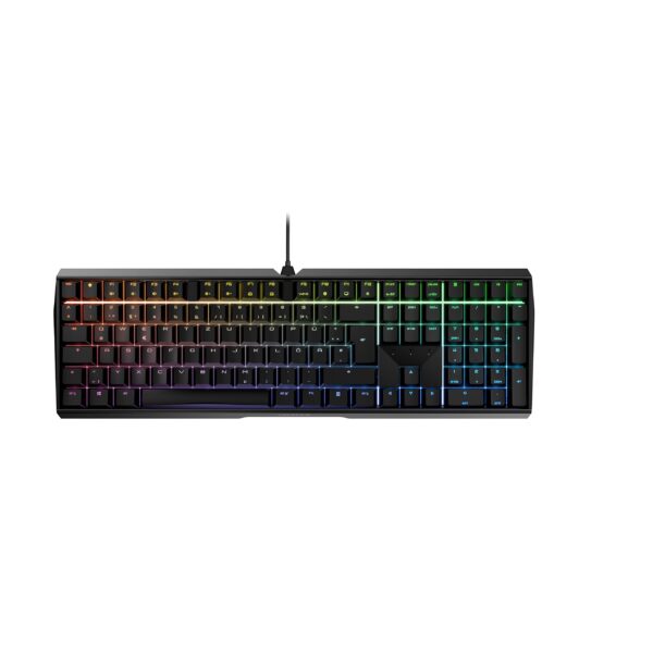 CHERRY MX BOARD 3.0 S, Mechanical Gaming Keyboard with Cable, German Layout (QWERTZ), Robust Aluminium Housing, RGB Lighting, MX BROWN Switches, Black