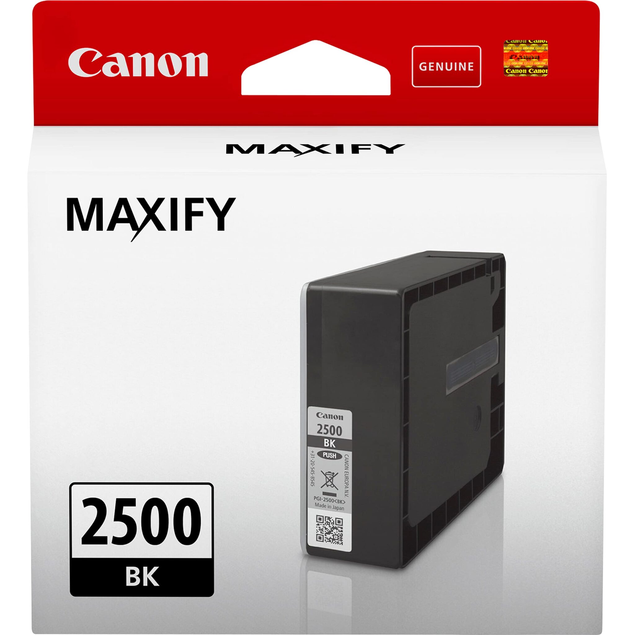 Canon PGI-2500 BK - 29.1 ml - black - original - ink tank - for MAXIFY iB4050, iB4150, MB5050, MB5150, MB5155, MB5350, MB5450, MB5455