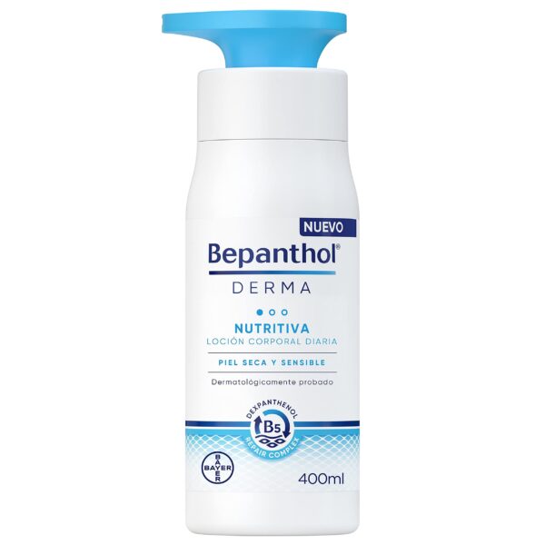 Bepanthol Derma Nourishing Body Lotion, Instant and Lasting Moisturisation for Dry and Sensitive Skin, Daily Use, 400 ml