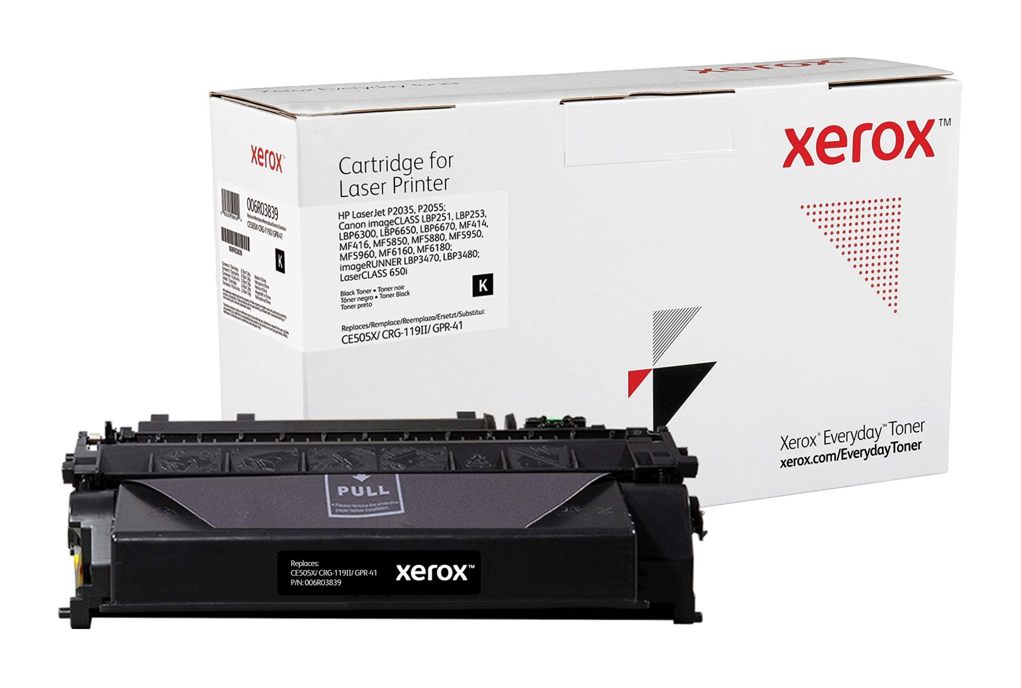 Everyday by Xerox Mono Toner compatible with HP 05X (CE505X), High Capacity