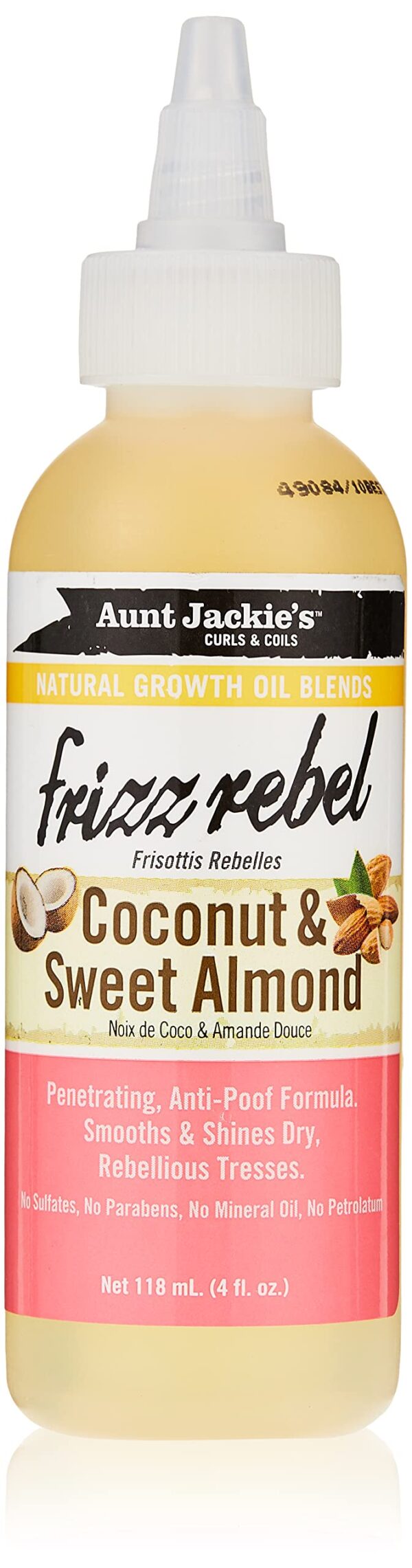 Aunt Jackies Frizz Rebel With Cocount Sweet Almond Oil 118ml