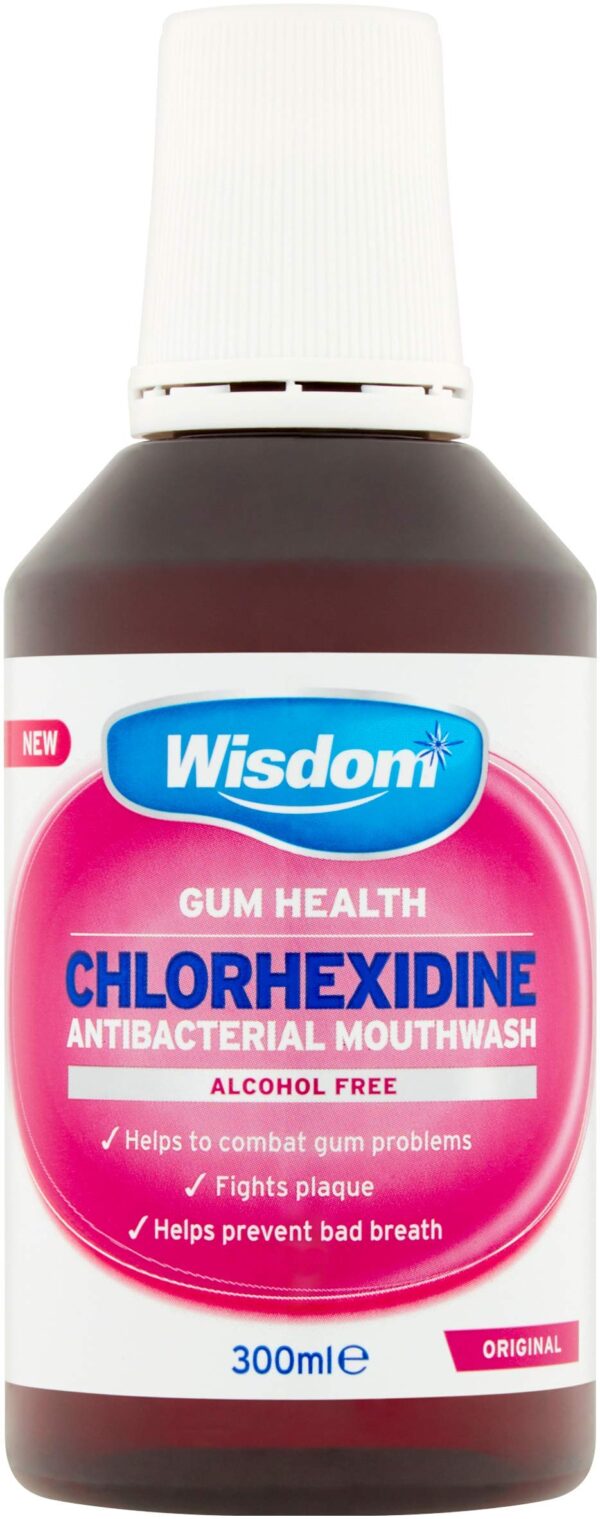 Wisdom Chlorhexidine Mouthwash Original - Alcohol Free 300ml