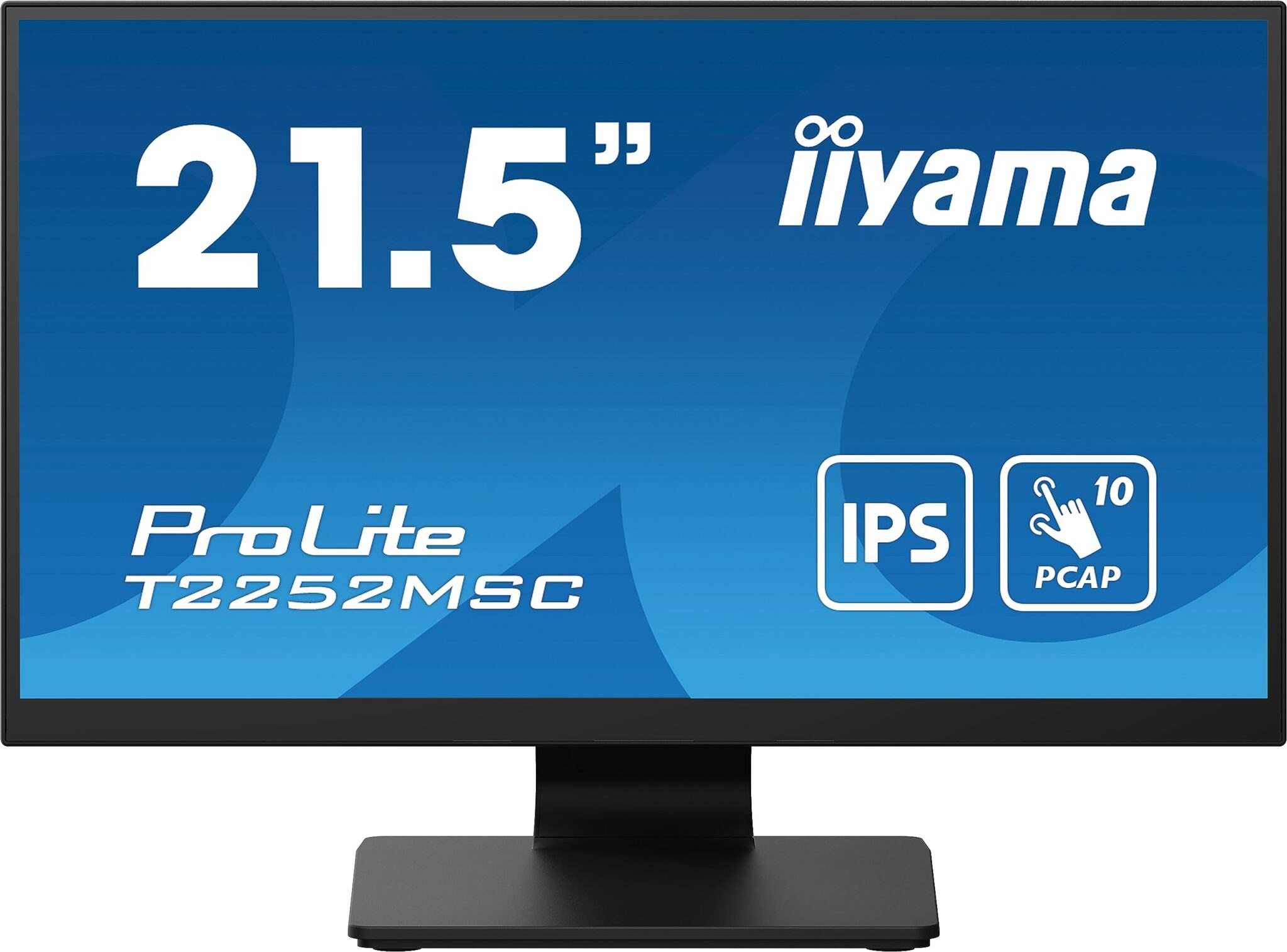 iiyama ProLite T2252MSC-B2 54.5 cm IPS LED Monitor Full HD 10 Point Multitouch Capacitive HDMI DP USB 3.0 7H Black