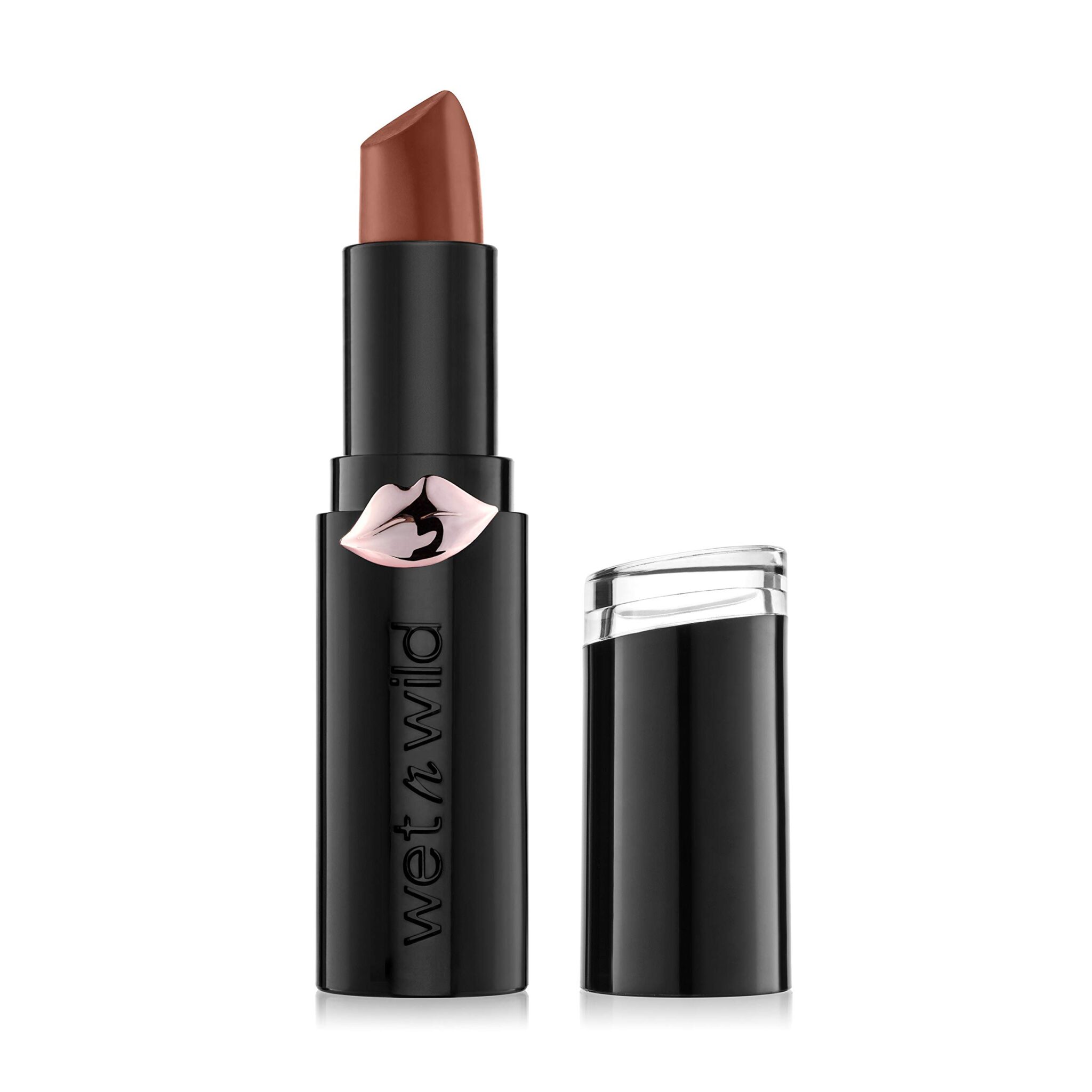 Wet n Wild, Megalast Lipstick, Long-lasting Matte Lipstick with Daily Moisture, Extra-smooth Formula with Microspheres, Natural Marine Plant Extracts, Coenzyme Q10 and Vitamins A & E, Mochalicious