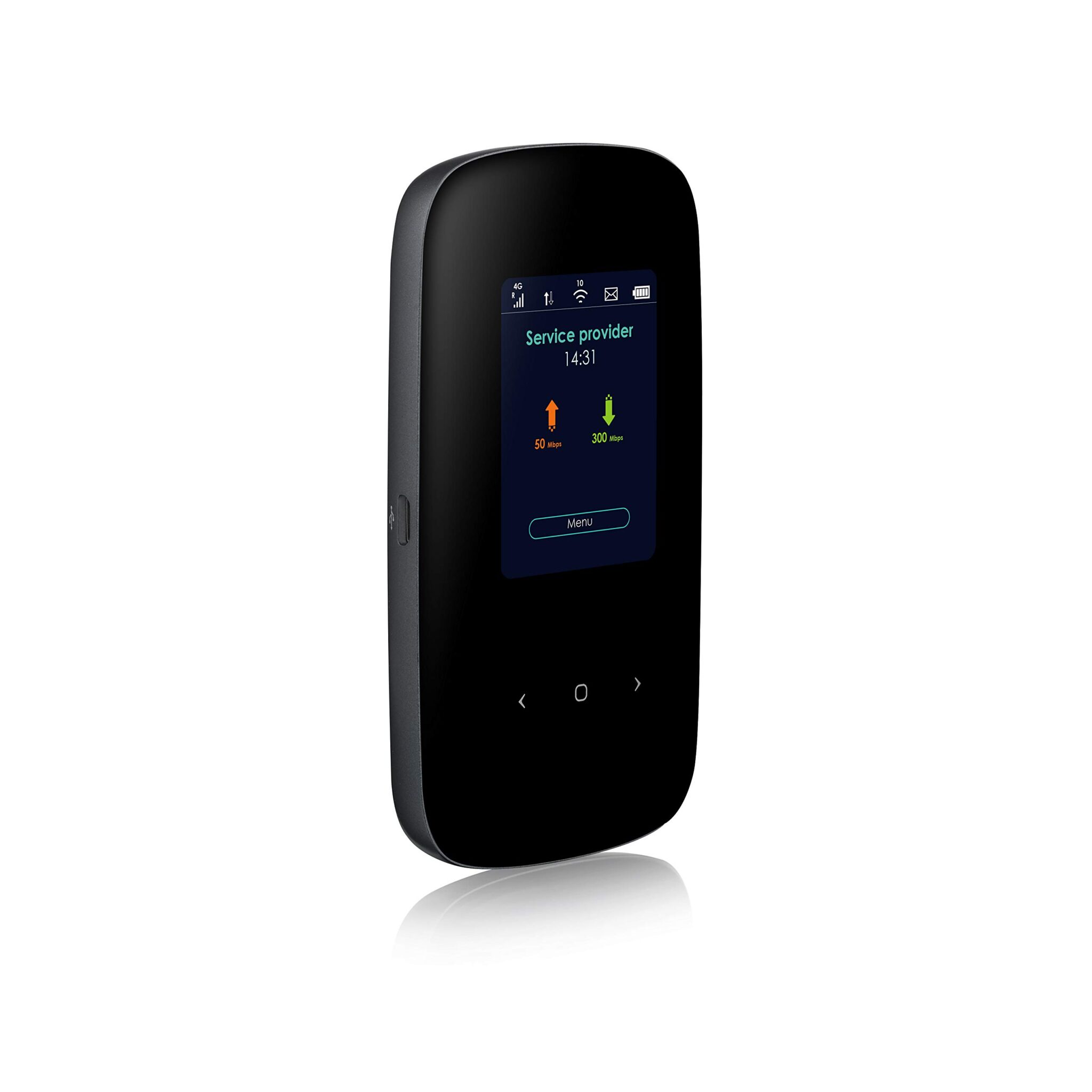 Zyxel 4G LTE-A Mobile WiFi Hotspot, Up to 300 Mbps Download Speed, Share Dual-Band WiFi to 32 Devices, All-Day Battery Life [LTE2566-M634]