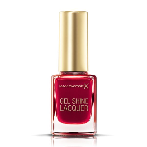 Max Factor Gel Shine Lacquer Nail Polish, 11 ml, 50 Radiant Ruby