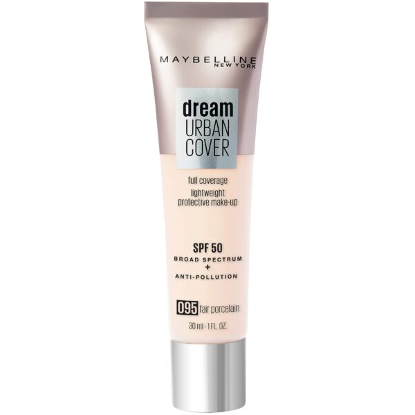 Maybelline Dream Urban Cover All-In-One Protective Makeup SPF 50 095 Fair Porcelain