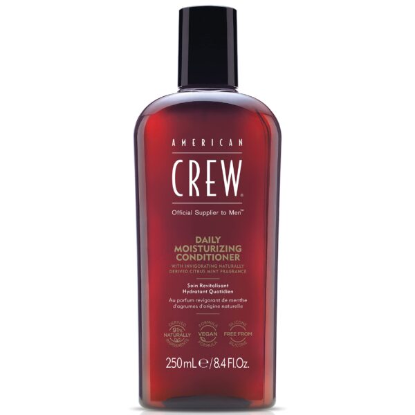 American Crew Daily Moisturising Conditioner, Vegan & Silicone Free (450ml) to Hydrate & Nourish, for Normal & Dry Hair, Formulated for Men