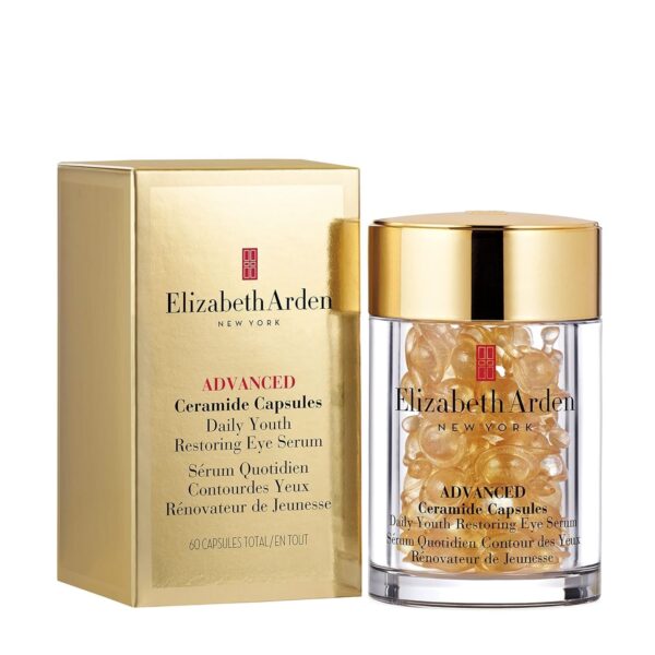 Elizabeth Arden Advanced Ceramide Capsules Daily Youth Restoring Eye Serum (60 pcs) Anti-Ageing Skincare for Eyes to Nourish & Firm, for Day & Night