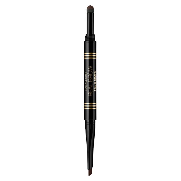 Max Factor Real Brow Fill and Shape Pencil, Deep Brown, 0.66 ml