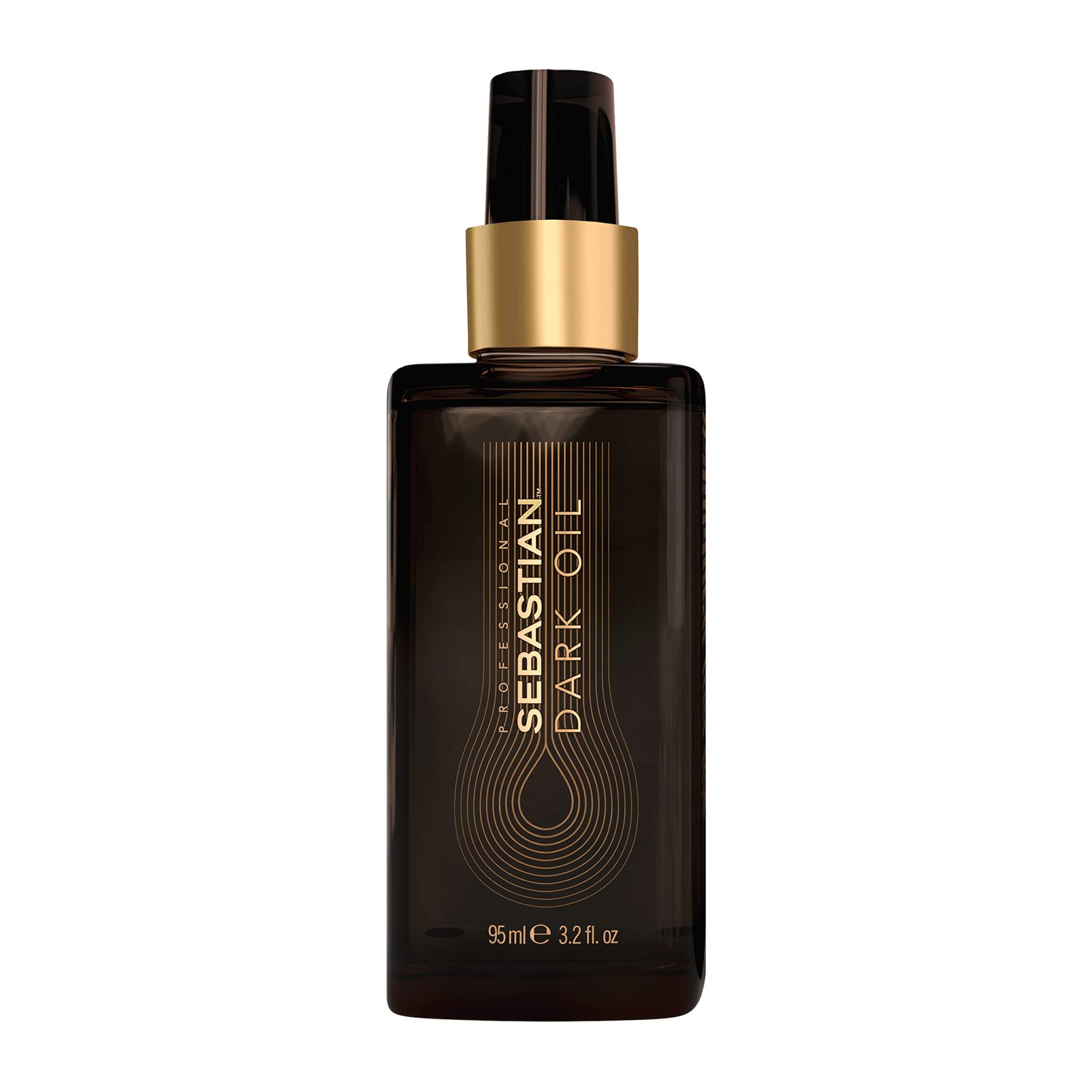 Sebastian Professional Dark Oil Hair Styling Oil | Up to 48hrs Smoothness | Lightweight | For All Ha