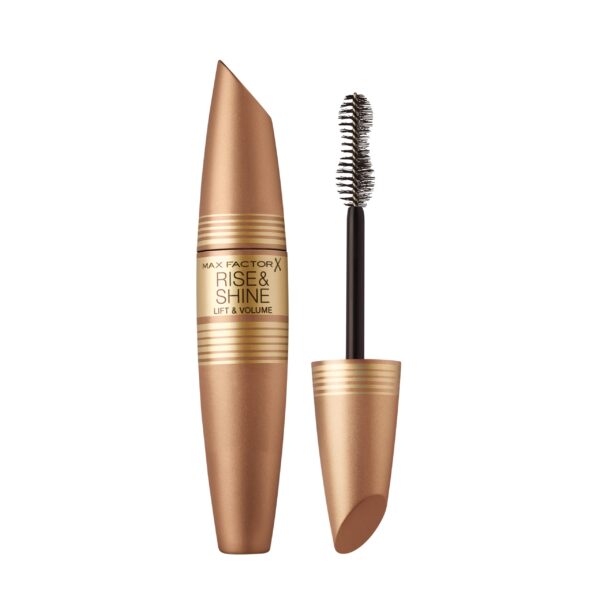 Max Factor Rise & Shine False Lash Effect Mascara, Volume & Lift, Brown Black 12ml