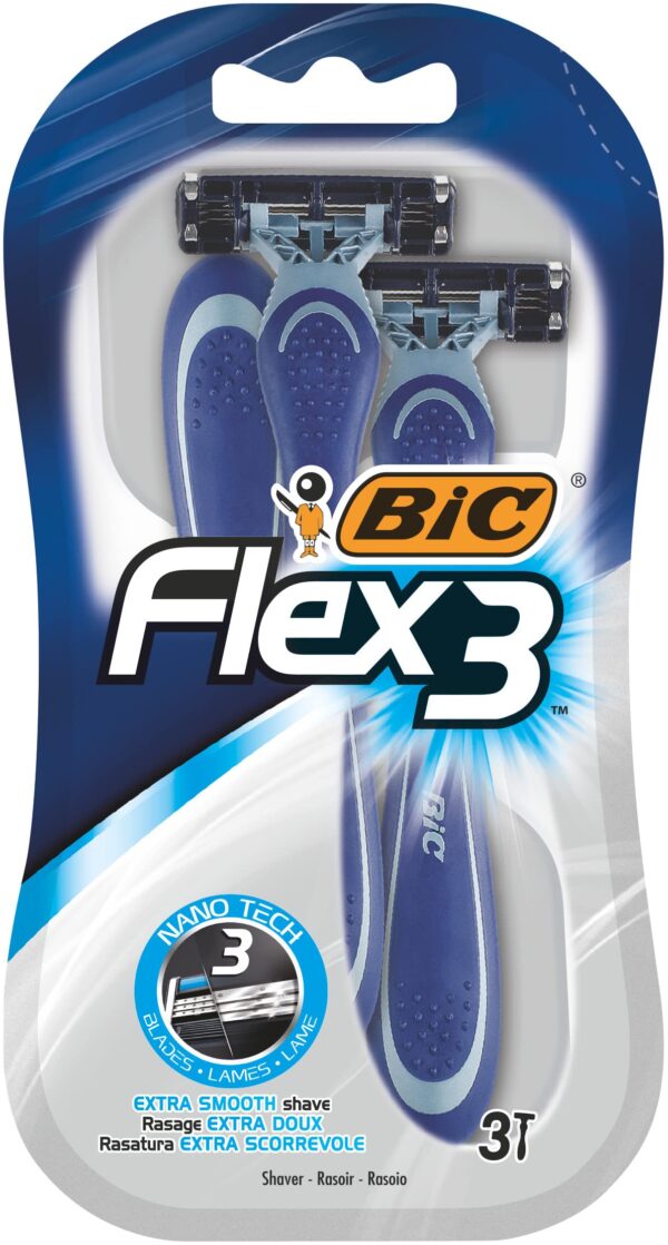 BIC Flex 3 Comfort Disposable Razors - Pack of 3