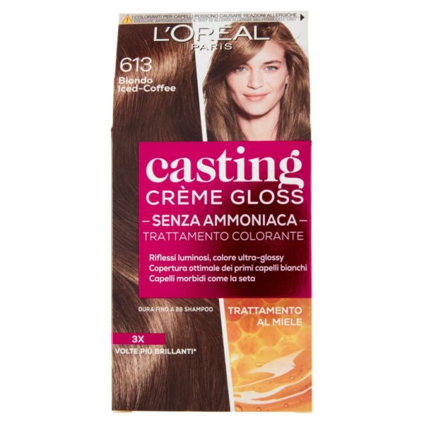 L'Oréal Paris Ammonia Free Hair Dye, 613 Blonde Iced-Coffee