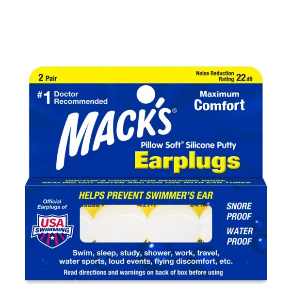 Mack's Pillow Soft Earplugs, 2 Pair Each