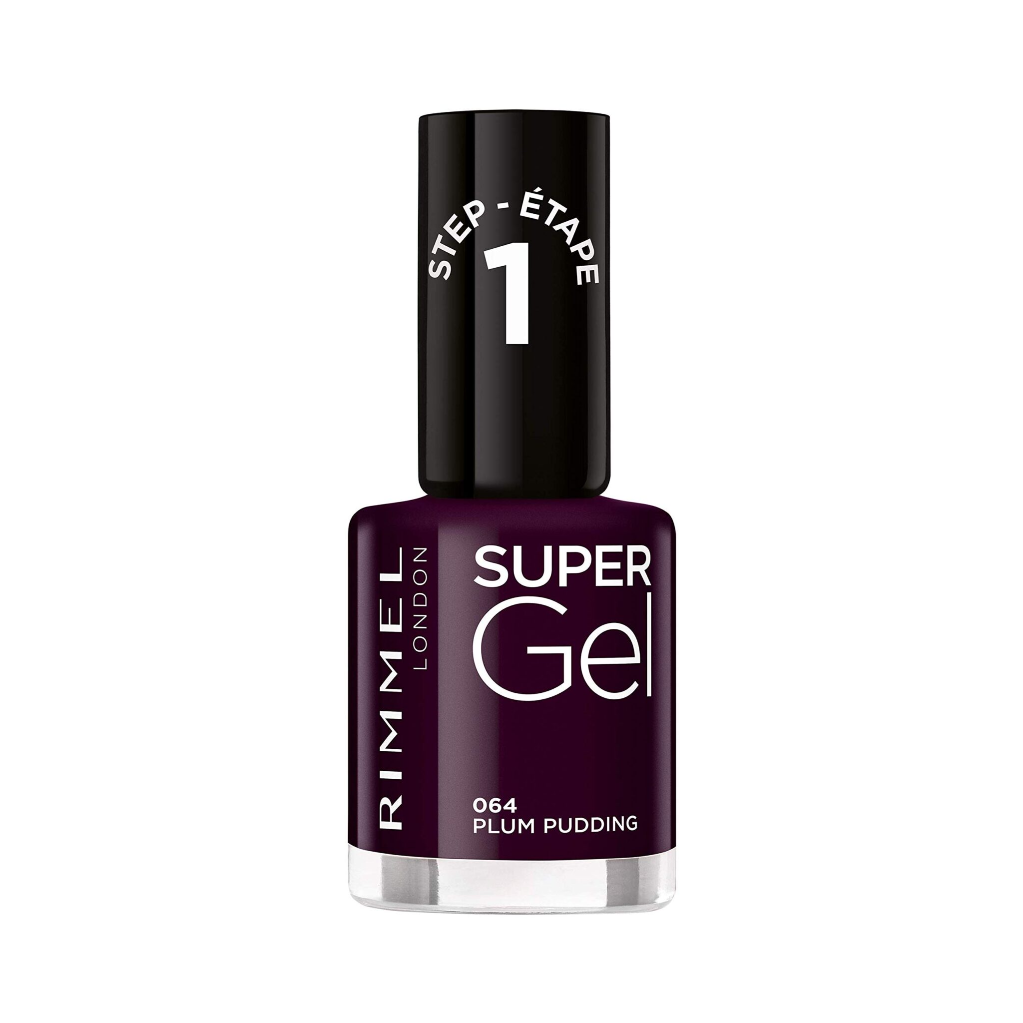 Rimmel Long Lasting Gel Nail Polish 064 Plum Pudding