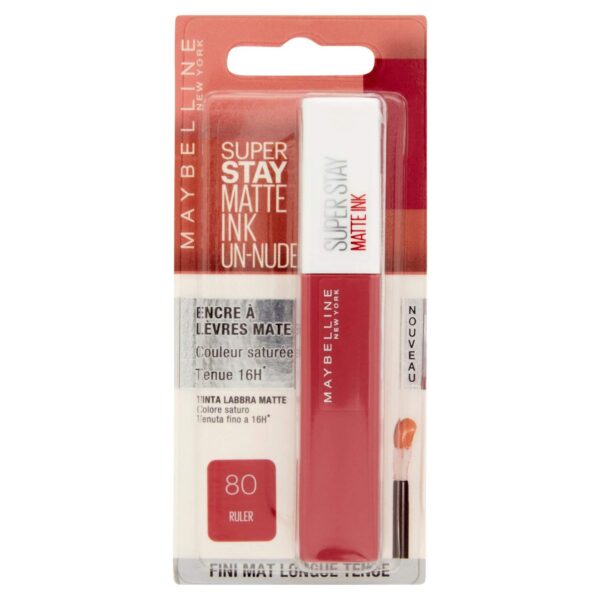 Maybelline Newyork Limited Edition Super Stay Matte Ink Liquid Lipstick, 80 Ruller