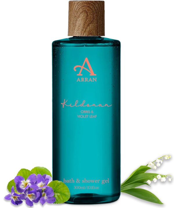 Arran Kildonan Luxury Body Wash (300ml/10floz) Premium Bath & Shower Gel Scented with Sweet & Delicate Violet