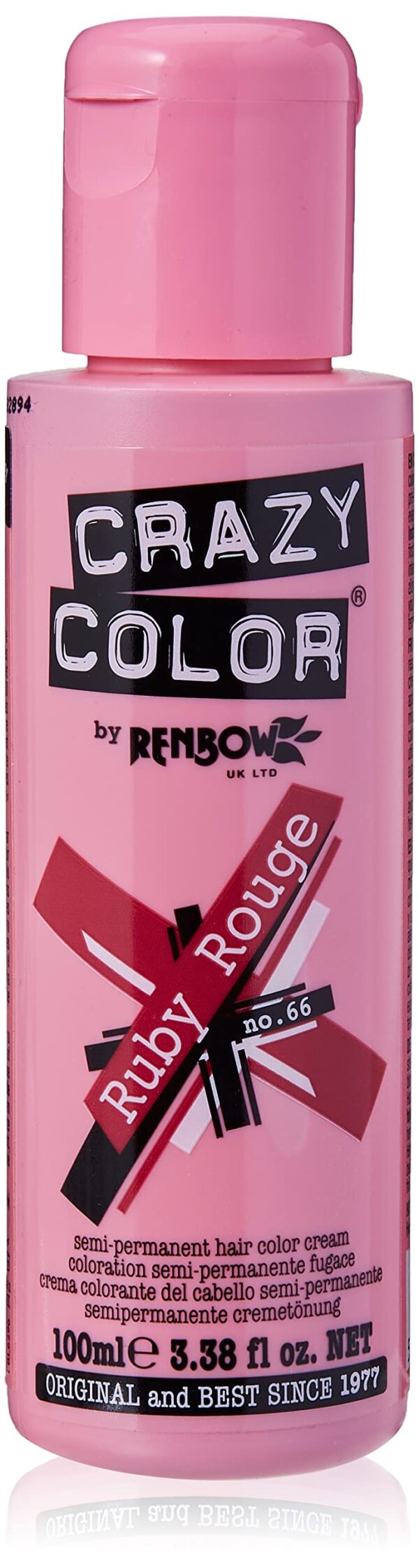 Crazy Color Rainbow Semi-Permanent Hair Colour Dye Cream - 100 ml