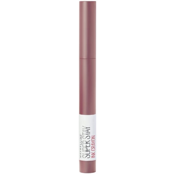 Maybelline New York Lipstick, Super Stay Ink Crayon, Matte and Long Lasting, No. 15 Lead the Way, 1.5 g