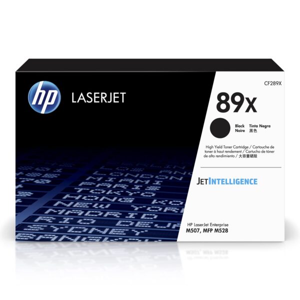 HP CF289X 89X High Yield Original LaserJet Toner Cartridge, Black, Single Pack