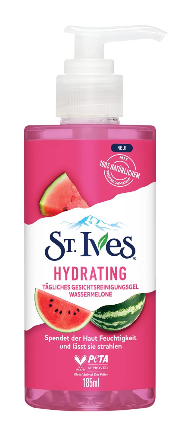 St Ives 200ml Daily Facial Cleanser Hydrating Watermelon