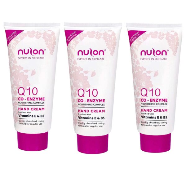 Nulon Q10 Nourishing Complex Hand Cream 75ml (Pack of Three)