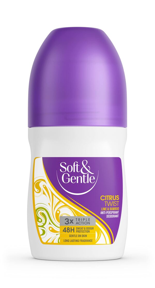 Soft & Gentle Citrus Twist Anti-Perspirant Roll On Deodorant 50ml