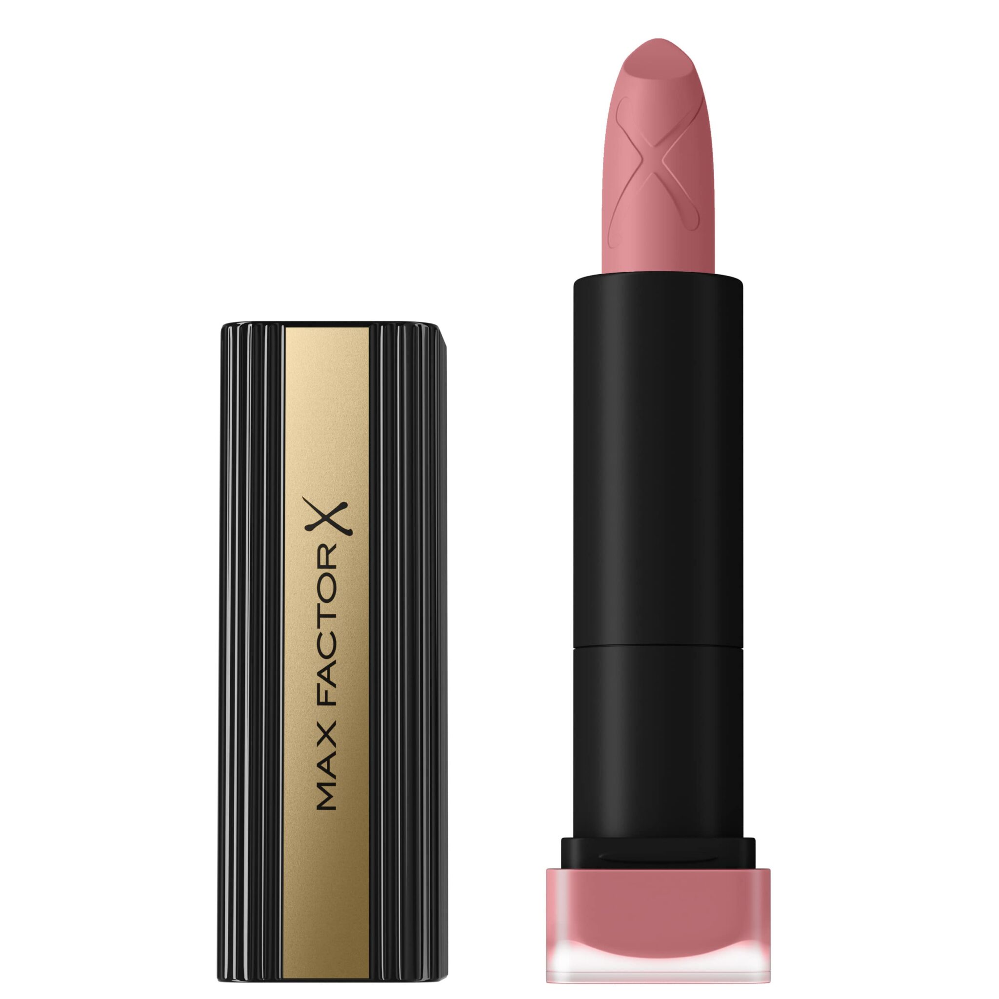 Max Factor Velvet Mattes Lipstick, Infused with Oils and Butters, 5 Nude, 3.5 g