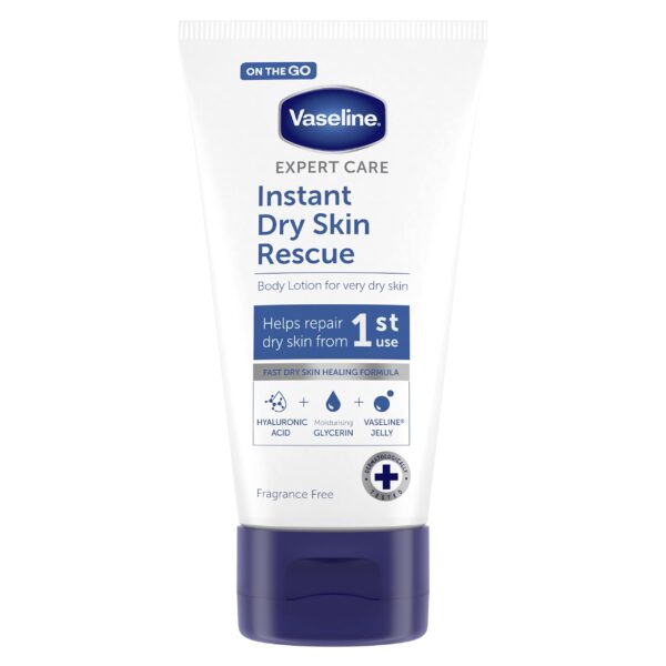 Vaseline Expert Care Instant Dry Skin Rescue Body Lotion dermatologically tested moisturiser for very dry skin 75 ml