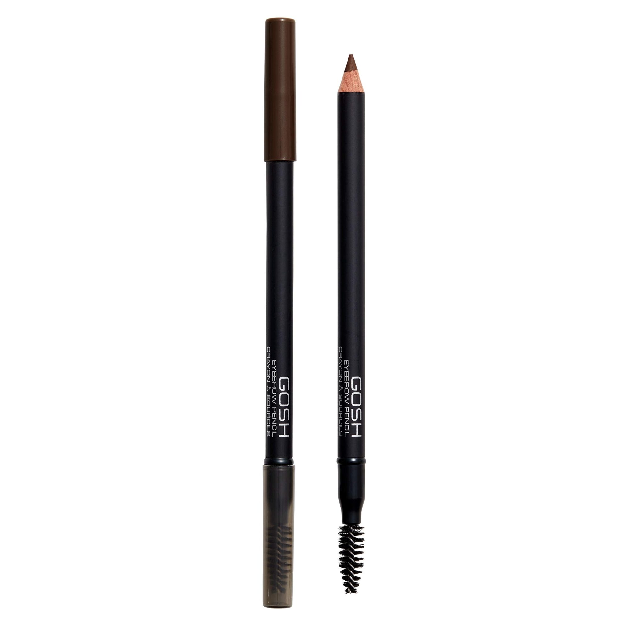 Gosh Eyebrow Pencil 3 Colour Color: Dark Brown