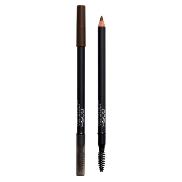 Gosh Eyebrow Pencil 3 Colour Color: Dark Brown