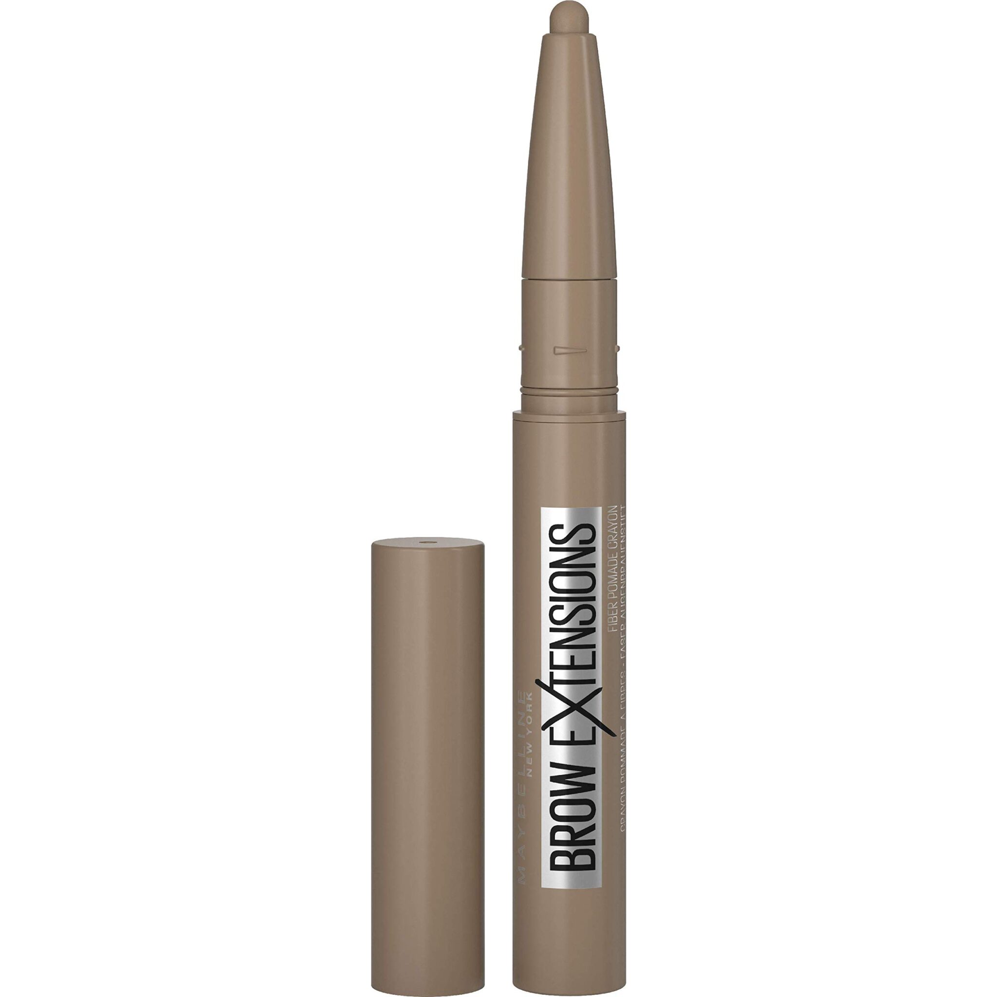 Maybelline New York Brow Extensions Eyebrow Pomade Crayon Defining Eyebrow, 01 Blonde