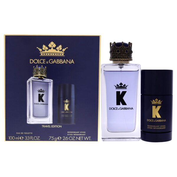 Dolce & Gabbana K Eau De Toilette 100 Ml & Deodorant Stick 75G Gift Set 2 Count (Pack of 1)