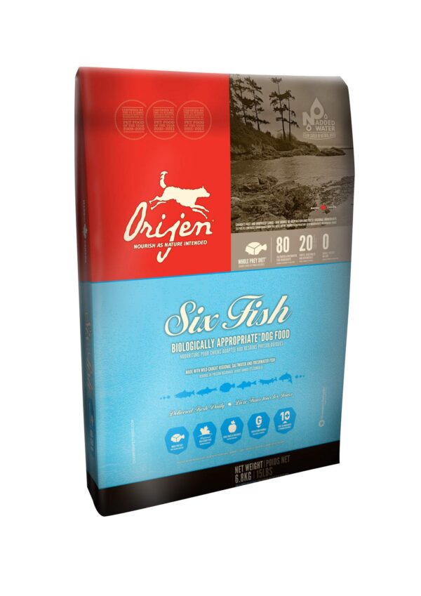 Orijen Six Fish 11.4 kg (Lot de 1) Adulte Poisson