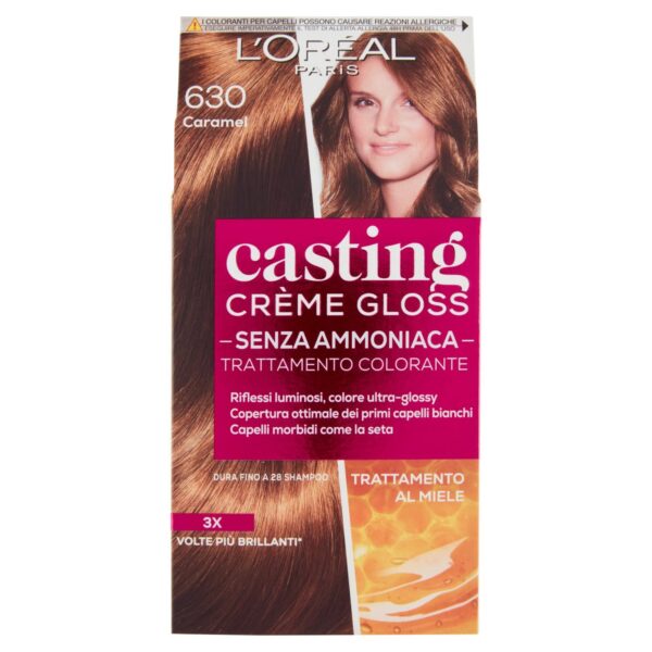 Hair Dye Casting Creme Gloss Without Ammonia N630 Caramel