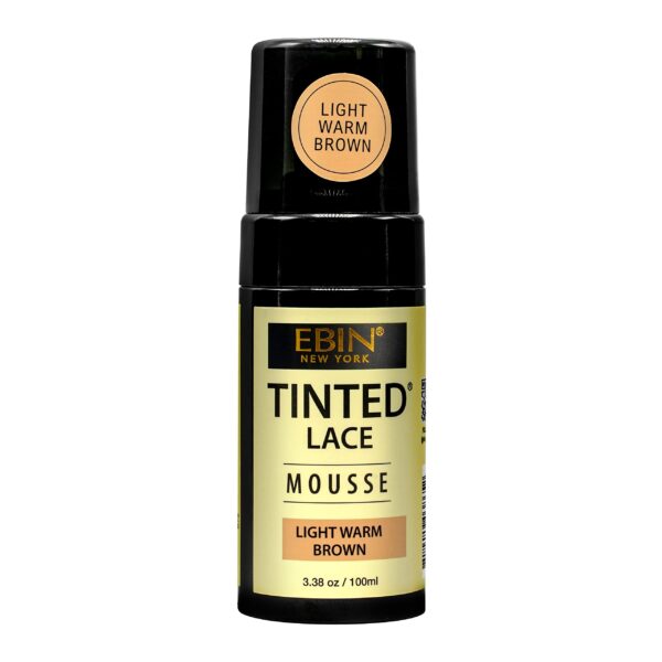 EBIN Tinted Lace Mousse (Light Warm Brown, 100 ml)