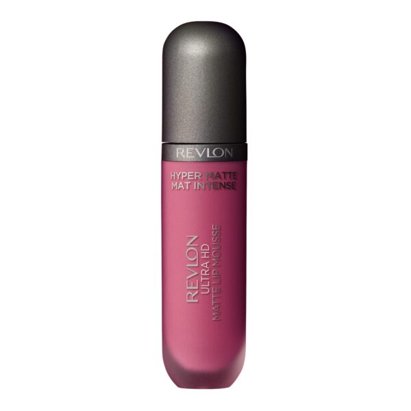 Revlon Ultra HD Lip Mousse Hyper Matte, Longwearing Creamy Liquid Lipstick in Pink, Dusty Rose (800)