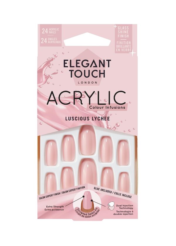 Elegant Touch Colour Acrylics Luscious Lychee