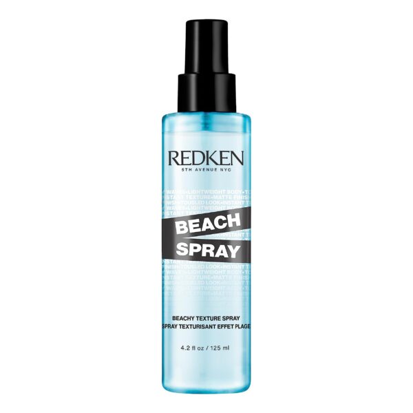 REDKEN Beach Spray, Sea Salt-Free Styling Spray for Defined Beachy Waves, Matte Finish and Medium Hold, 125ml