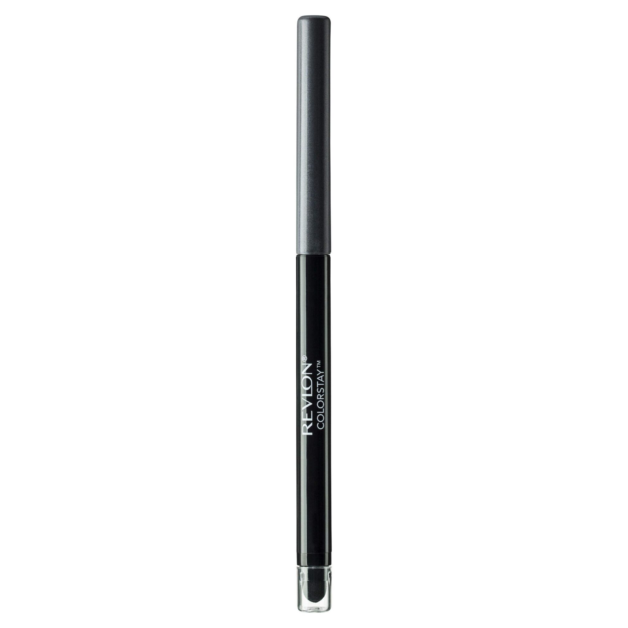 Revlon ColorStay Pencil Eyeliner with Built-in Sharpener, Waterproof, Smudgeproof, Longwearing Eye Makeup with Ultra-Fine Tip, Charcoal (204)