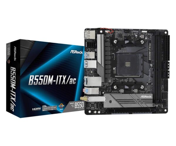 ASRock B550M-ITX/AC Supports 3rd Gen AMD AM4 Ryzen™ / Future AMD Ryzen™ Processors motherboard, 700W