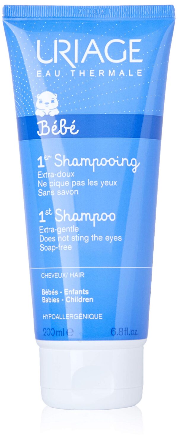 Uriage 1Er Shampooing Extra Gentle Soap-Free Shampoo for Children, 200