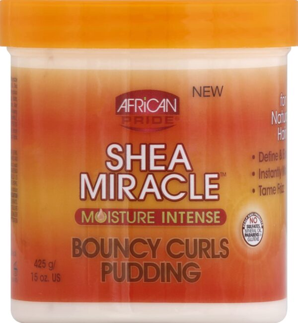 AFRICAN PRIDE SHEA MIRACLE BOUNCY CURLS PUDDING 15oz