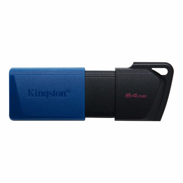 Kingston DataTraveler Exodia M 2 Pieces USB 3.2 Gen 1 DTXM/64GB-2P- with Moving Cap (Black + Blue)